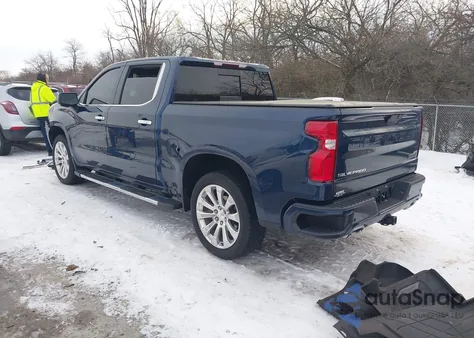 2022 Chevrolet Silverado 1500 Ltd 4Wd Short Bed High Country из США, поврежденный, VIN 1GCUYHET4NZ196796